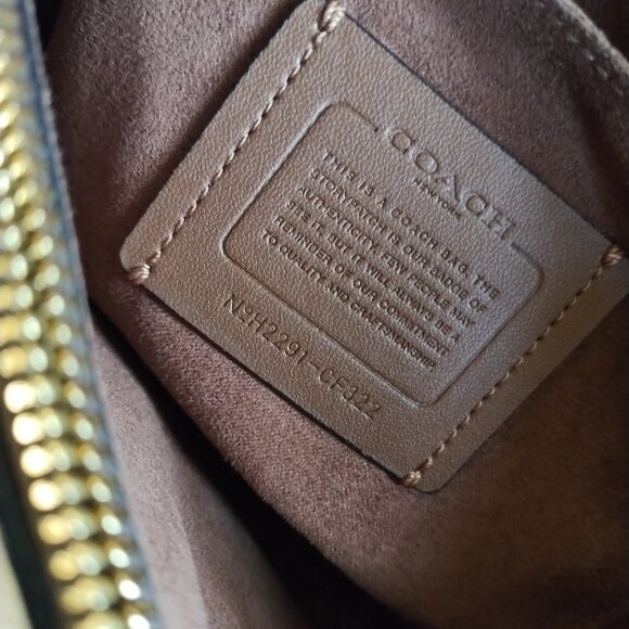 Coach Morgan Top Handle with Rivets - Picture 3 of 5